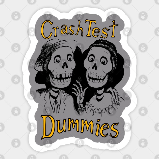 Vintage Crash Test Dummies Sticker by Honocoroko